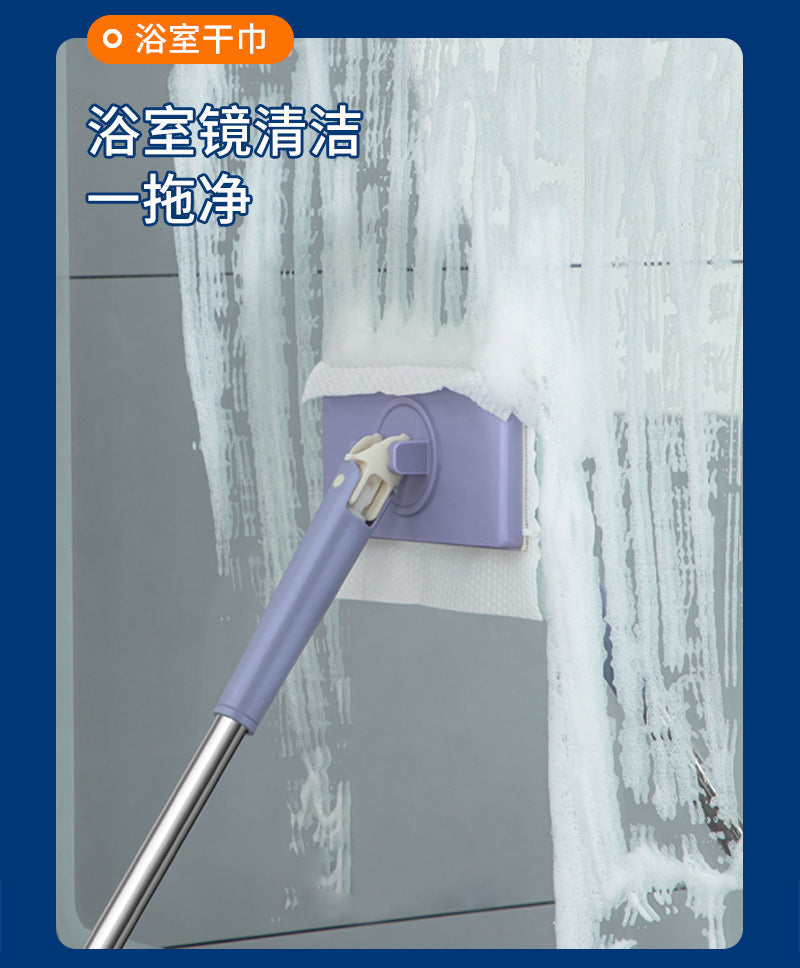 Face towel mop clip cloth mop household absorbent mini mop lazy hands-free wash flat mop wholesale