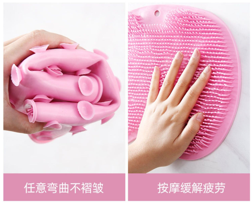 Bath back rubbing artifact, back silicone anti-slip mat, foot rubbing pad, silicone foot rubbing artifact, bathroom foot massage mat